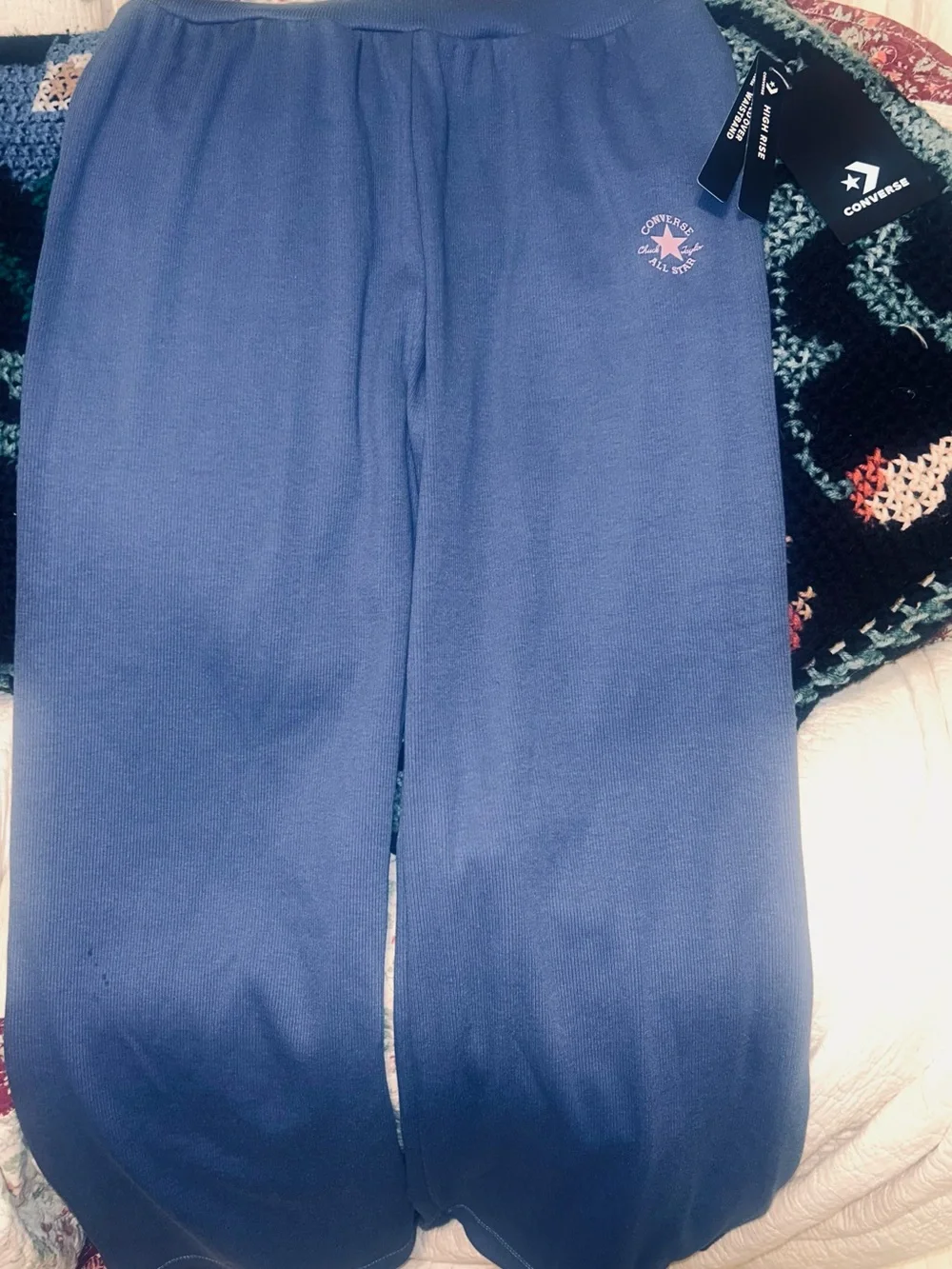 Converse Girls S Mauve Purple Wide Leg Pants, New with tags